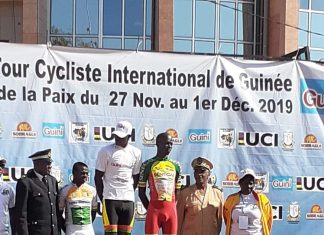 TOUR CYCLISTE INTERNATIONAL DE GUINÉE 2019: LA RAZZIA BASSIROU NIKIEMA CONTINUE !