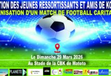 UN MATCH DE FOOTBALL CARITATIF POUR REDONNER ESPOIR A KONDJEYA