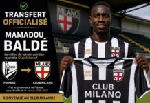 Mamadou Baldé prêté au Club Milano jusqu’à la fin de la saison