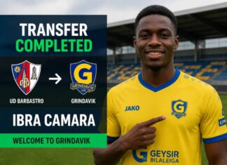 Officiel : Ibra Camara rejoint Grindavik en Islande