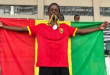 Athlétisme : Abdourahamane Baldé s’offre une deuxième médaille d’argent au Championnat U18/U20 de la Région II