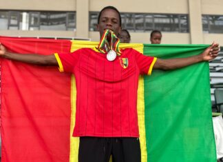 Athlétisme : Abdourahamane Baldé s’offre une deuxième médaille d’argent au Championnat U18/U20 de la Région II