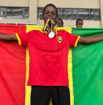 Athlétisme : Abdourahamane Baldé s’offre une deuxième médaille d’argent au Championnat U18/U20 de la Région II